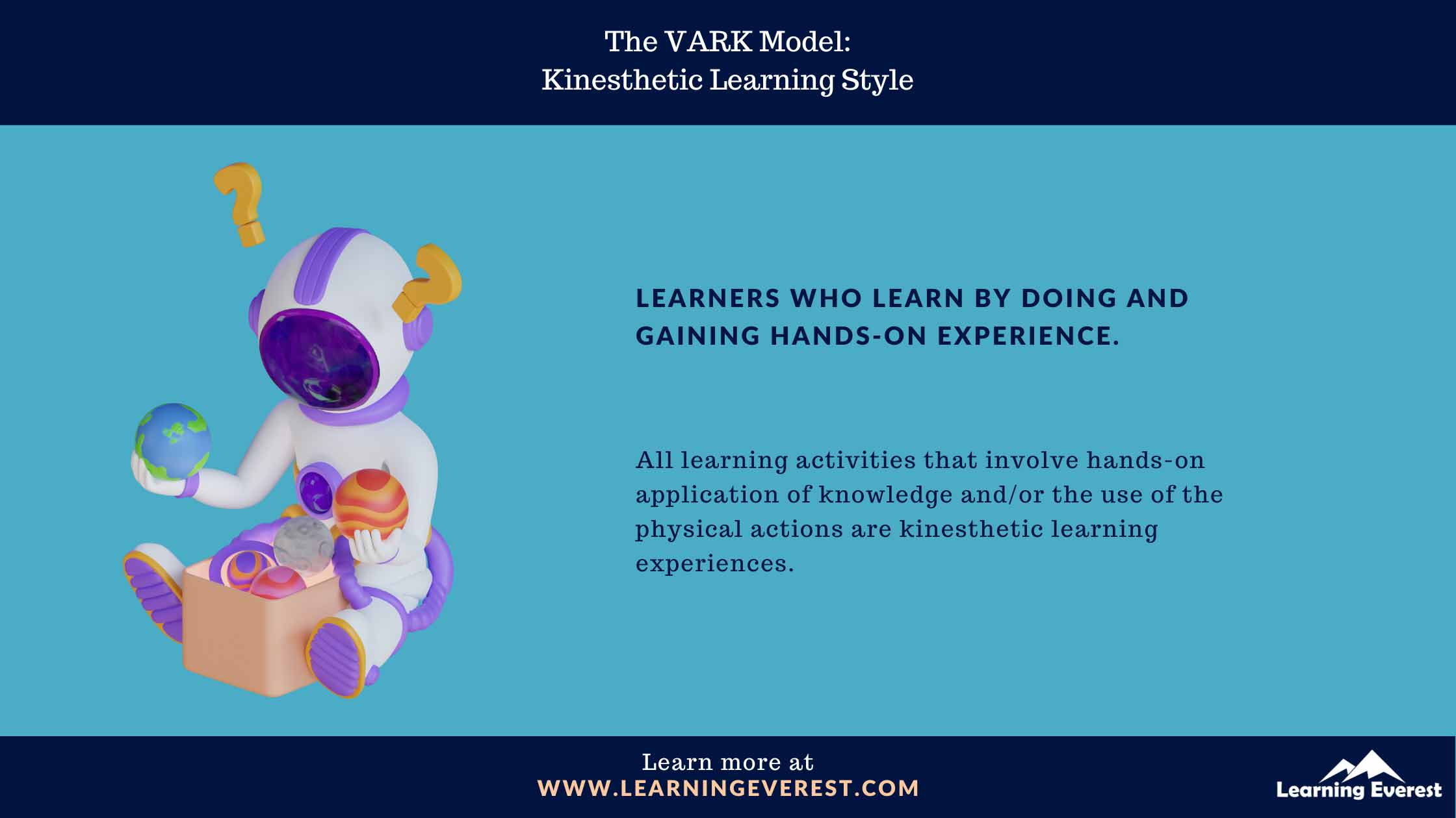 The VARK Model - Kinesthetic Learners