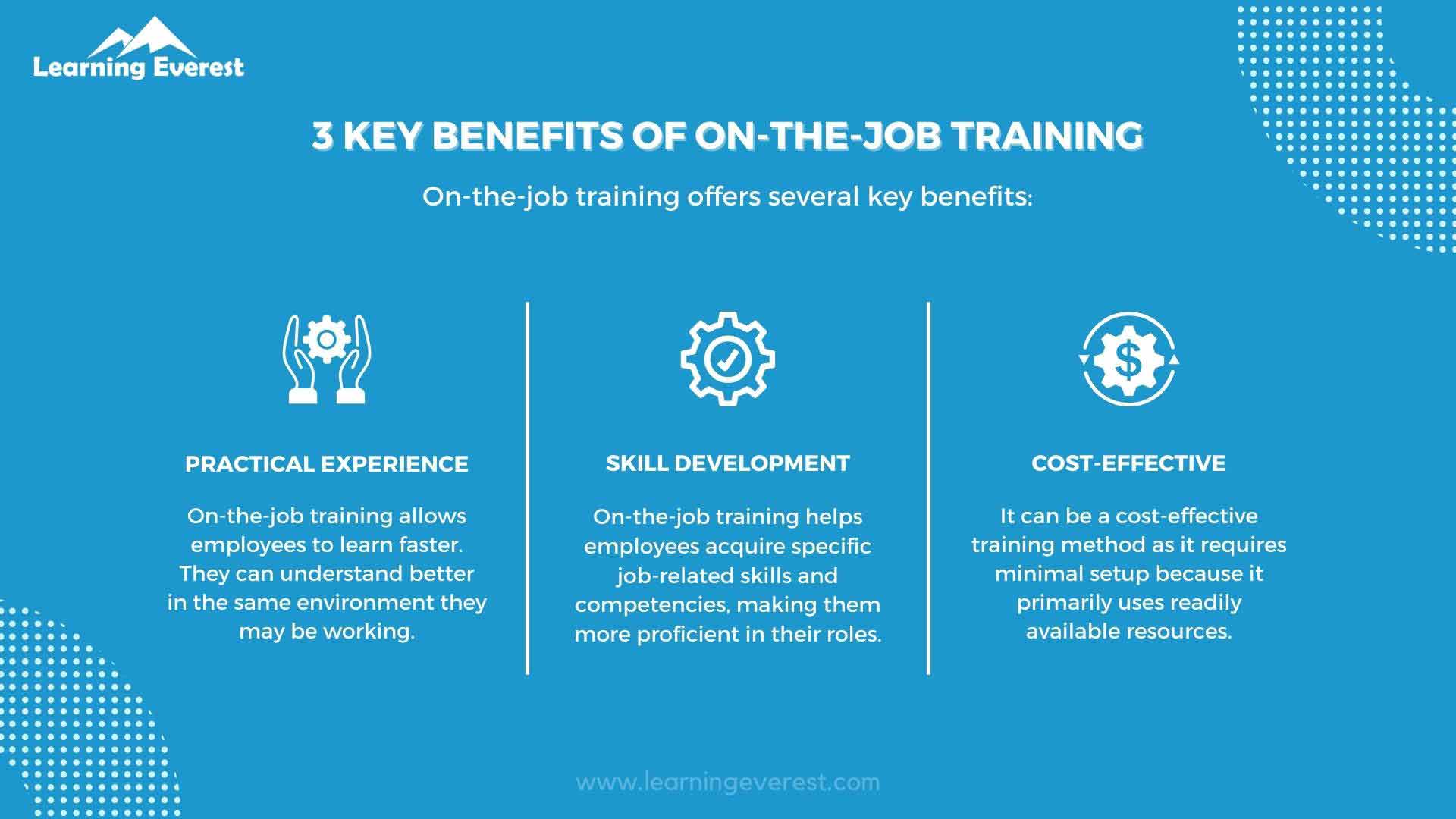 Benefits of On-the-job training