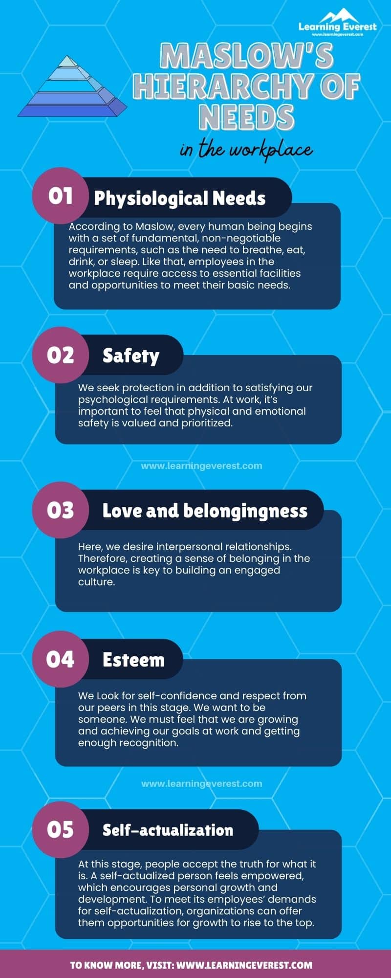 Maslow’s hierarchy of needs theory 