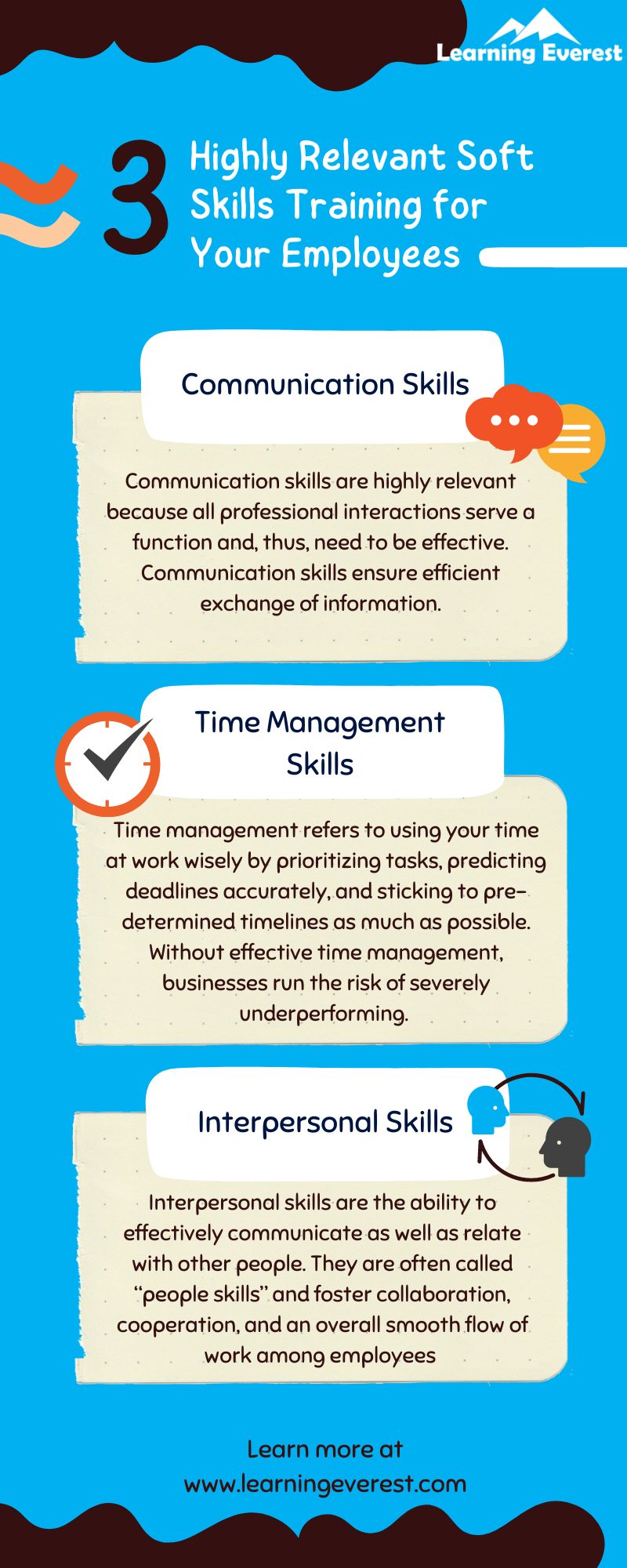 3 Highly Relevant Soft Skills Training for Your Employees - Infographics