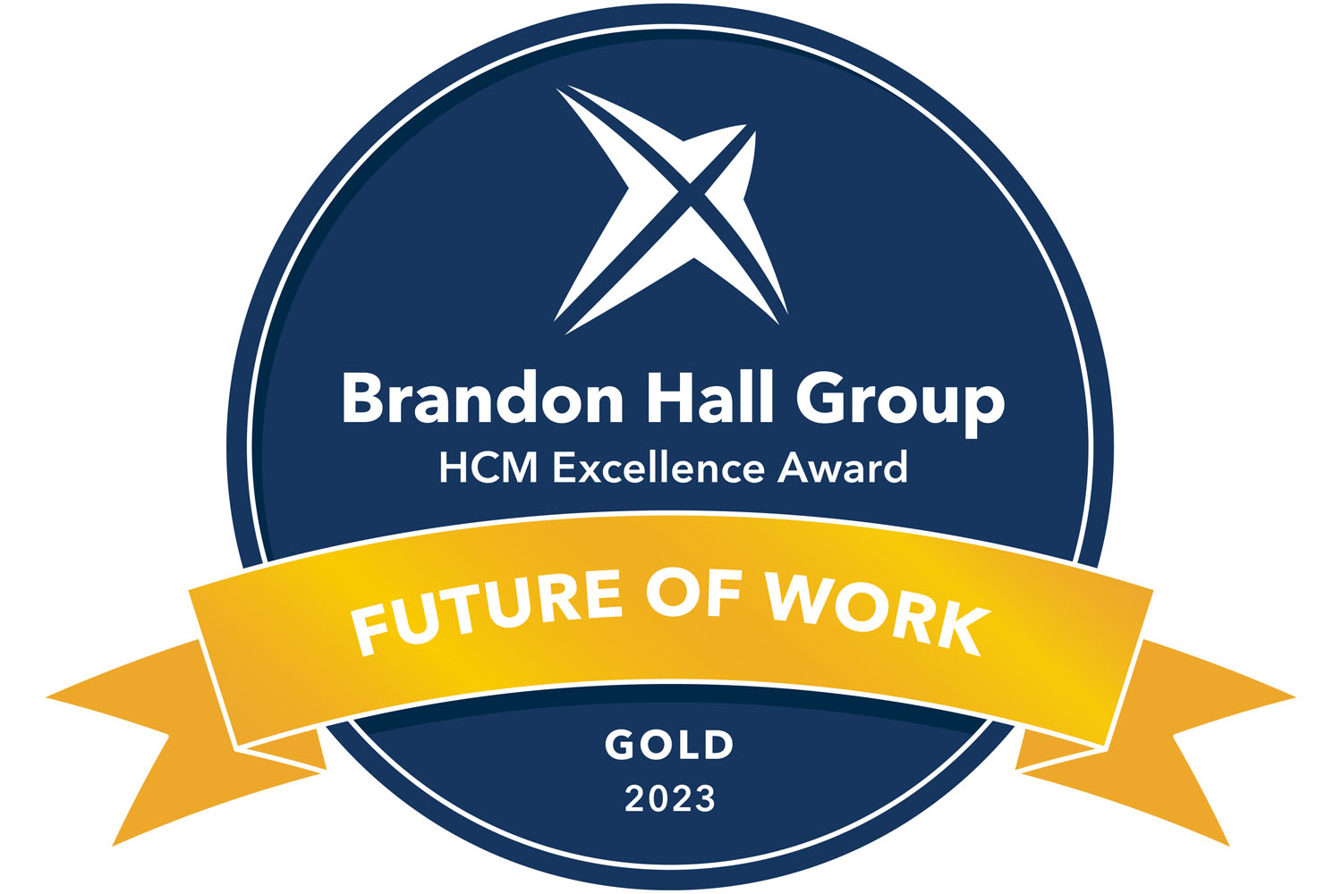Brandon Hall HCM Awards 2023 - Future of Work Gold