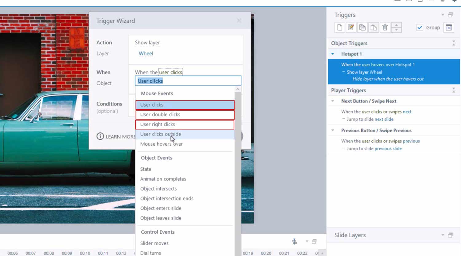 How to Include Hotspots in Articulate Storyline 360 -Customizing actions
