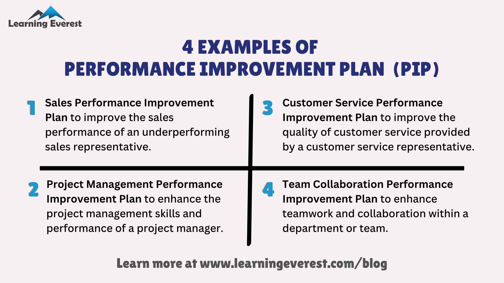 performance improvement plan