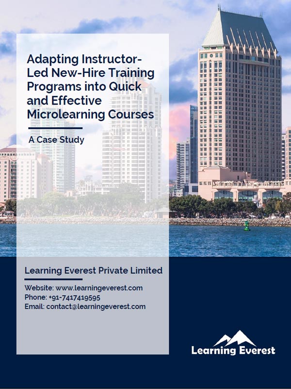Adapting Instructor-Led New-Hire Training Programs into Quick and Effective Microlearning Courses