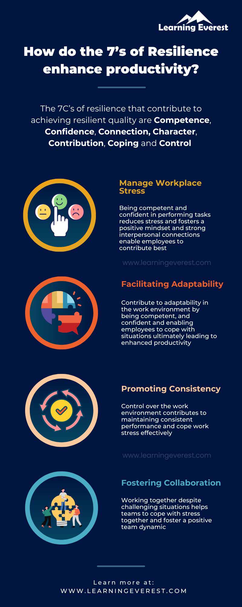 How do the 7’s of Resilience Enhance Productivity